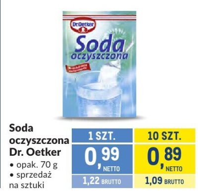 Soda oczyszczona Dr. Oetker promocja w Makro