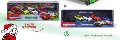 Zestaw 5 samochodów metalowych promocja w Biedronka