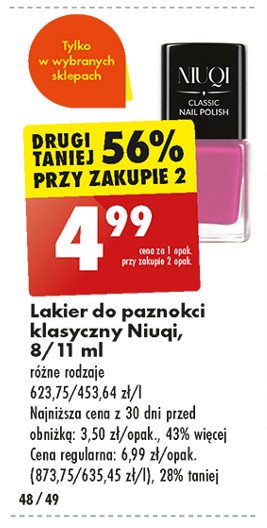 Lakier hybrydowy classic Niuqi promocja
