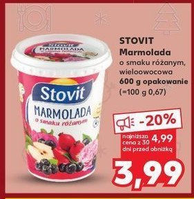 Marmolada wieloowocowa Stovit promocja