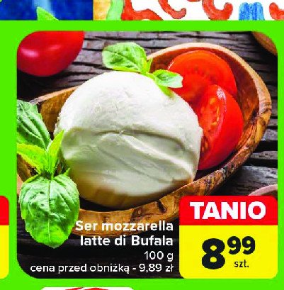 Ser mozzarella latte di bufala promocja