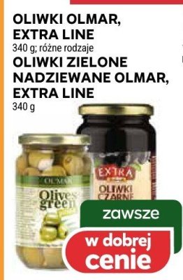 Oliwki zielone nadziewane Olmar Extra Line promocja w Stokrotka