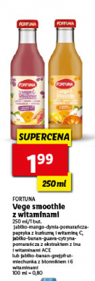 Smoothie jabłko-banan-guawa-pomarańcza-cytryna Fortuna vege smoothie promocja