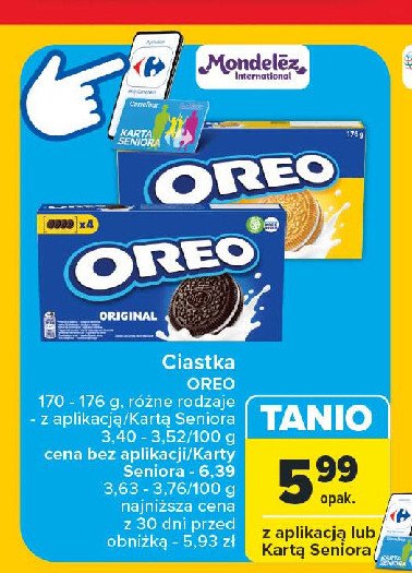 Ciastka golden Oreo promocja w Carrefour Market