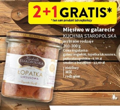 Mi臋siwo w galarecie promocja w Intermarche