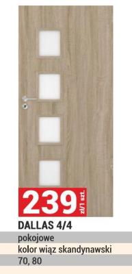 Drzwi Dallas 4/4 promocja w Merkury Market