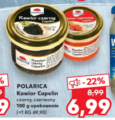 Kawior czerwony Polarica promocja
