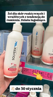 Żel do mycia i demakijażu Rosacea promocja w Hebe