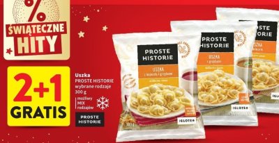Uszka Proste Historie wybrane rodzaje promocja w Intermarche
