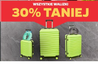 Walizki -30% promocja w Netto