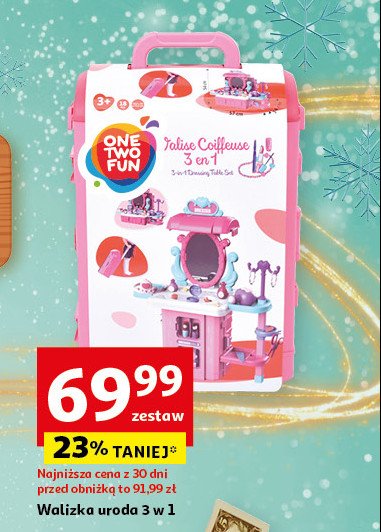 Walizka uroda 3w1 One two fun promocja w Auchan