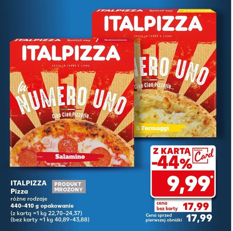 Pizza formaggi ITALPIZZA promocja