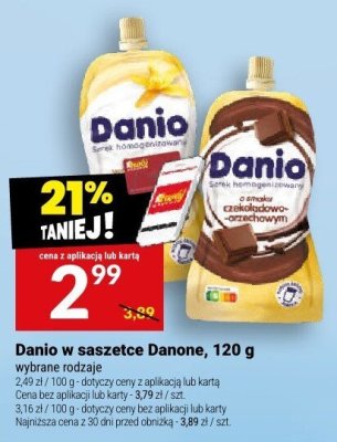 Płyn do mycia naczyń Danio w saszetce Danone, 120 g promocja w Twój Market