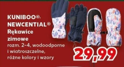 Rękawice zimowe KUNIBOO, NEWCENTIAL promocja w Kaufland