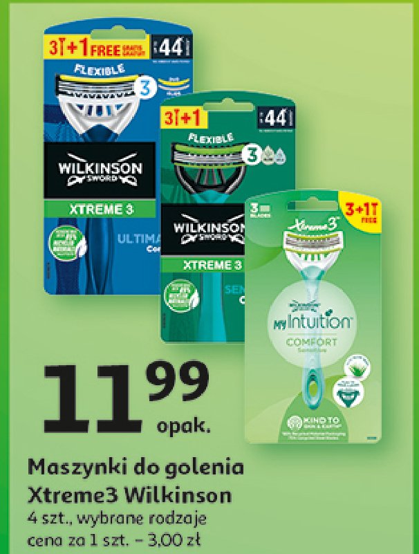 Maszynka do golenia Wilkinson xtreme 3 ultimate comfort promocja