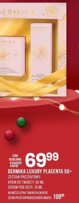 Zestaw prezentowy Dermika Luxury Placenta 50+ promocja w Drogerie Natura