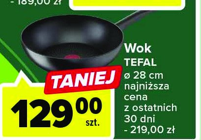 Wok 艣r. 28 cm Tefal promocja