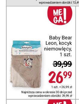 Kocyk niemowlęcy Baby bear leon promocja