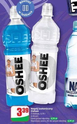 Napój izotoniczny Oshee 2 rodzaje promocja w Dino