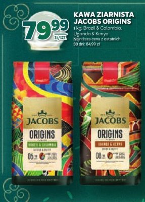 Kawa ziarnista Jacobs Origins promocja w Stokrotka