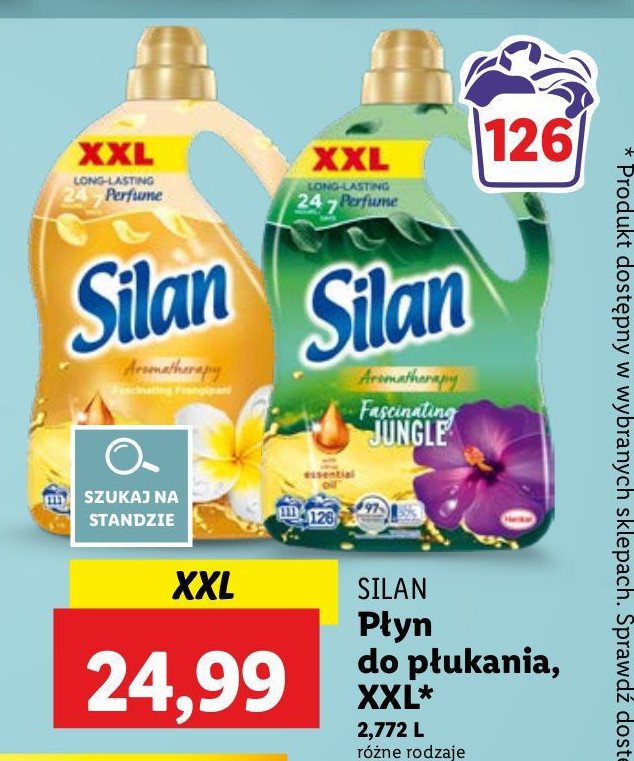 Płyn do płukania citrus oil & frangipani xxl Silan promocja