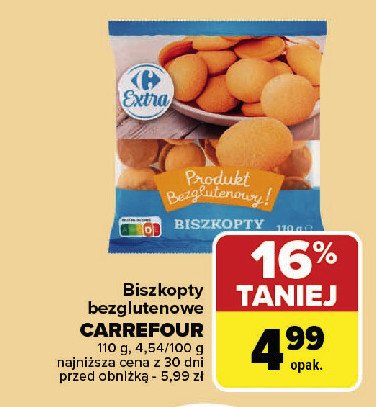 Biszkopty Carrefour extra promocja