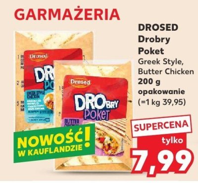 Drobry Poket Butter Chicken promocja w Kaufland