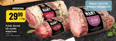 Schab, boczek lub szynka wieprzowa promocja w POLOmarket