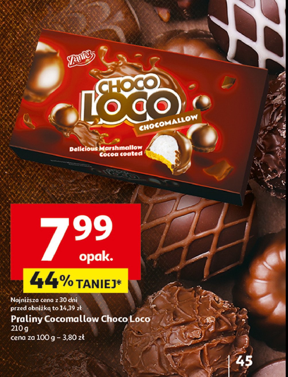 Praliny chocomallow Choco loco promocja w Auchan