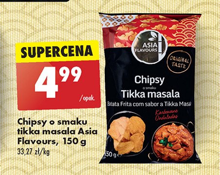 Chipsy tikka masala Asia flavours promocja