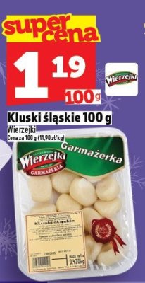 Kluski śląskie Wierzejki 100g promocja w TOPAZ