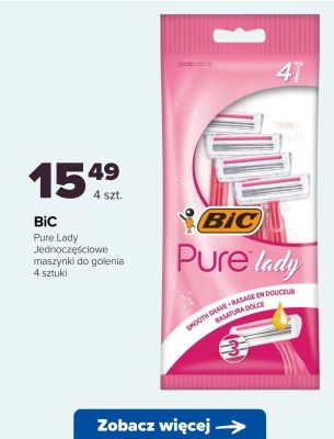 Maszynki do golenia Pure Lady promocja w Carrefour