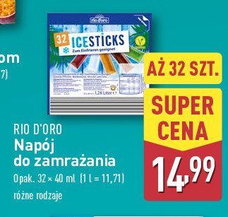 Nap贸j do zamra偶ania o smaku coli wi艣ni marzanki wonnej brzoskwini i cytryny Rio d'oro promocja