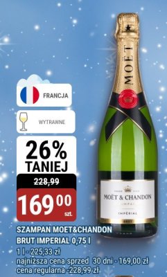 Szampan Moët & Chandon Brut Imperial 0,75 l promocja w bi1