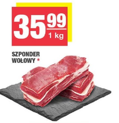 Szponder wołowy promocja w SPAR