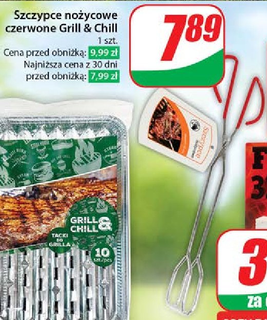 Szczypce do grilla Grill & chill promocja