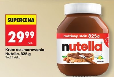 Krem do smarowania Nutella promocja w Biedronka