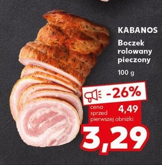 Boczek pieczony Kabanos promocja