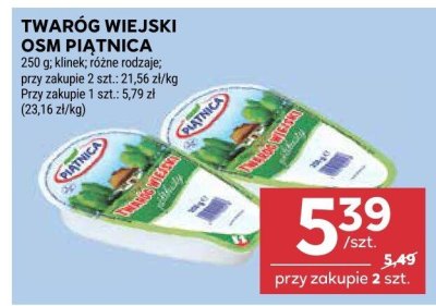 Twaróg wiejski klinek różne rodzaje promocja w Stokrotka