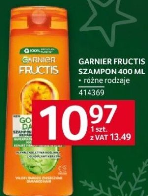 Garnier Fructis szampon 400 ml różne rodzaje promocja w Selgros