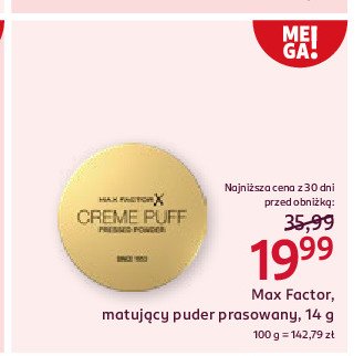 Puder Max factor promocja