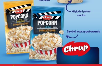 Popcorn maślany Chrup promocja w POLOmarket