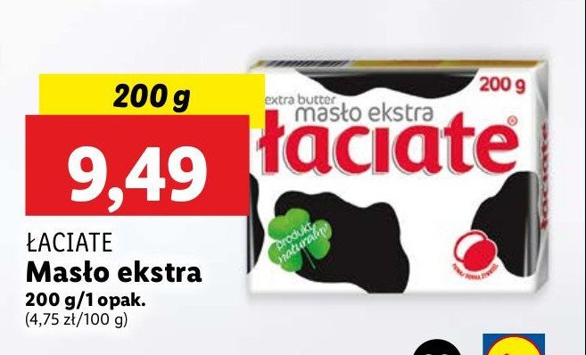 Masło Łaciate Ekstra promocja