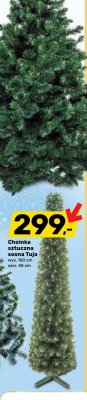 Choinka sztuczna sosna Tuja promocja w Bricomarche