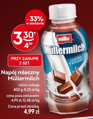Napój mleczny Müllermilch różne rodzaje promocja w Żabka