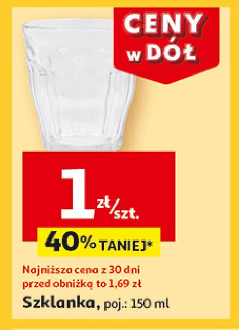 Szklanka 150 ml promocja