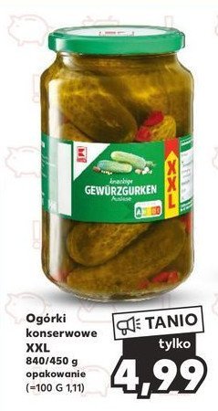 Ogorki konserwowe K-classic promocja