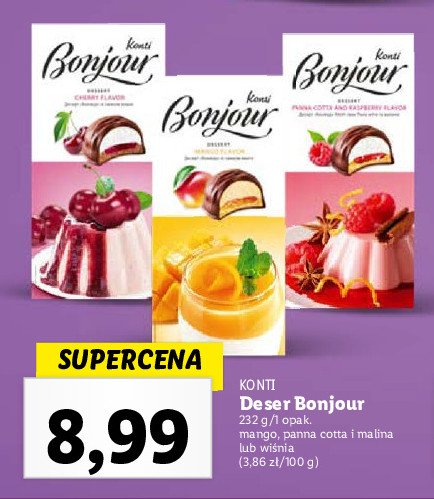 Bombonierka bonjour wi艣niowa Konti promocja