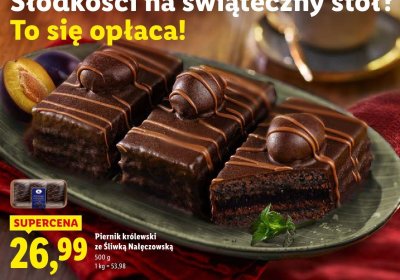 Piernik królewski ze Śliwką Nałęczowską promocja w Lidl