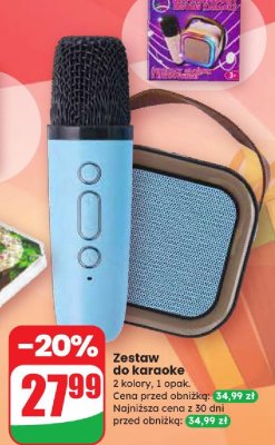 Zestaw do karaoke promocja w Dino